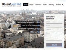 Tablet Screenshot of janamachova.cz